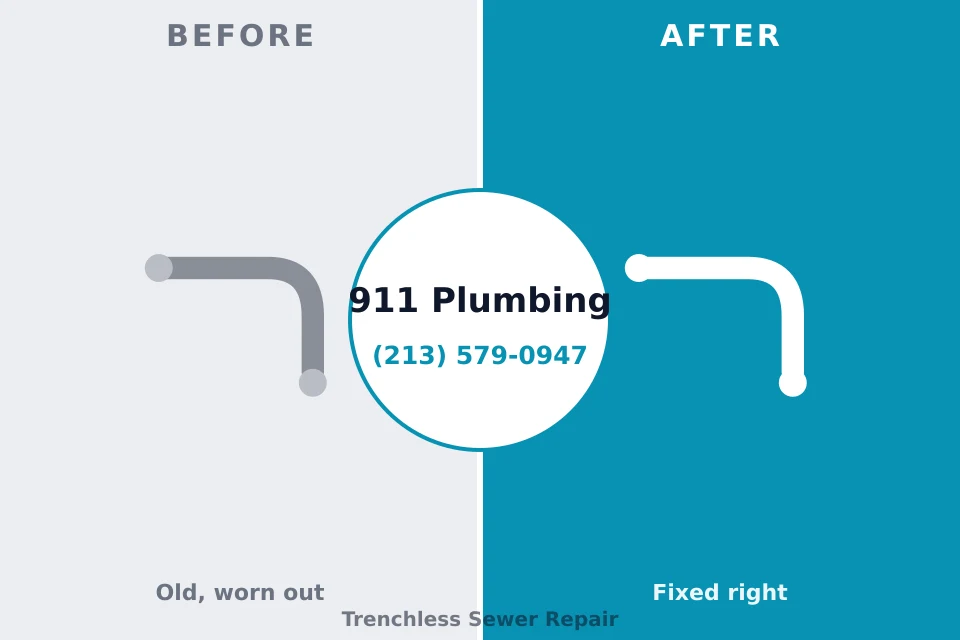 Before and after: plumbing company Rushville, IN